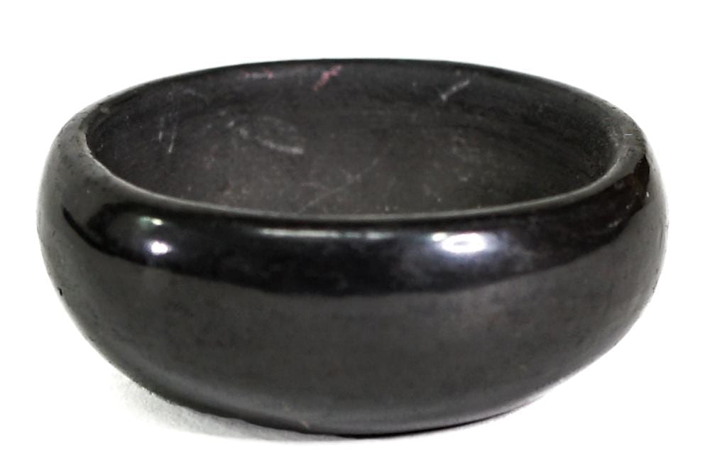 Rose Gonzales comparable auction result: rose gonzales san ildefonso blackware mini bowl