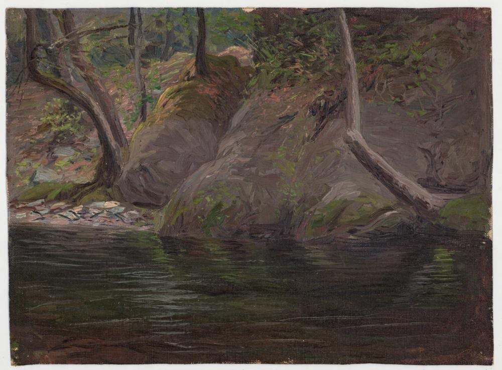 Frederick B. Kress comparable auction result: frederick b kress oil on canvas big sur