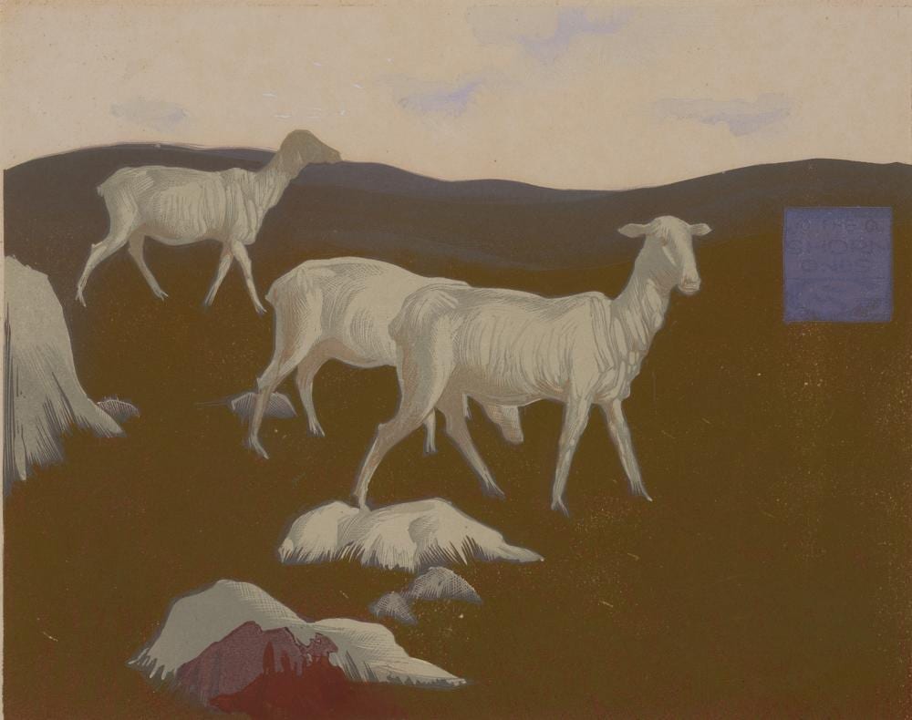 murray griffin 1903 1992 the shorn ones 1933 · Gibson's · 2025-06-24 Murray Griffin comparable auction result: murray griffin 1903 1992 the shorn ones 1933