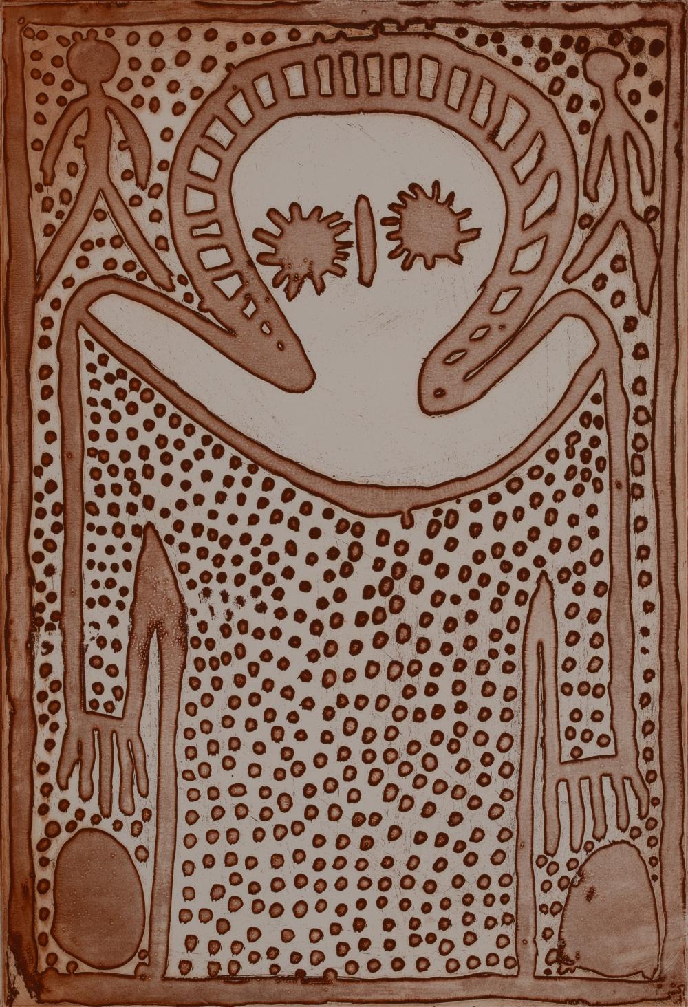 Lily Karedada comparable auction result: lily karadada born circa 1937 wandjina