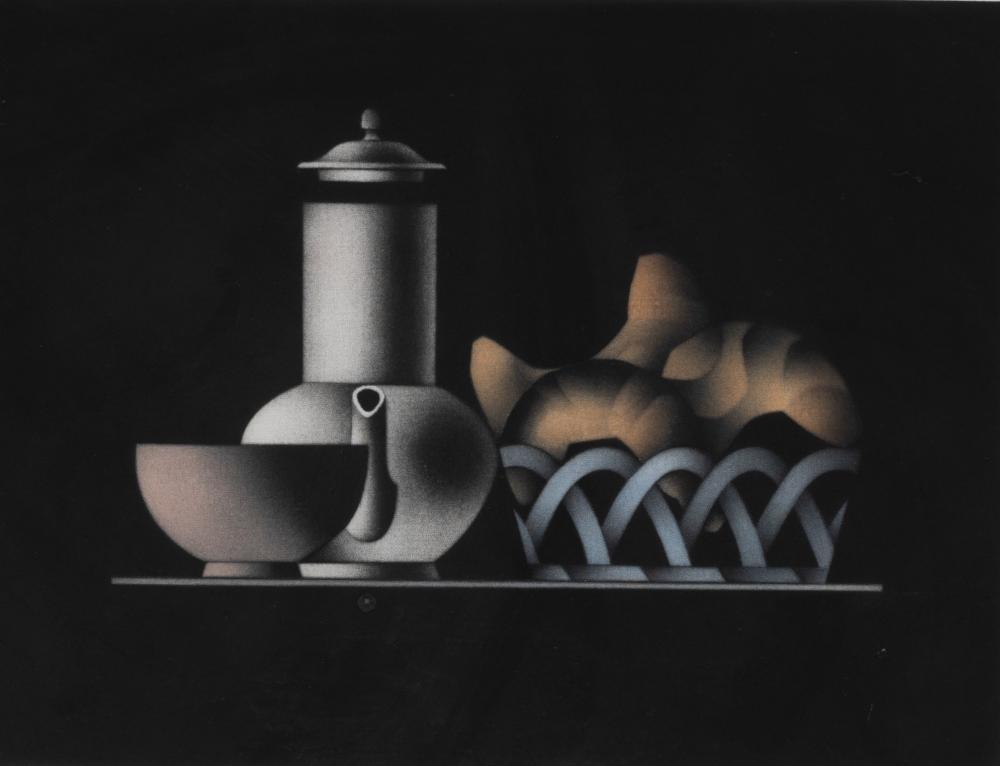 Mario Avati comparable auction result: mario avati french 1921 2009 seulement le dimanche 1986