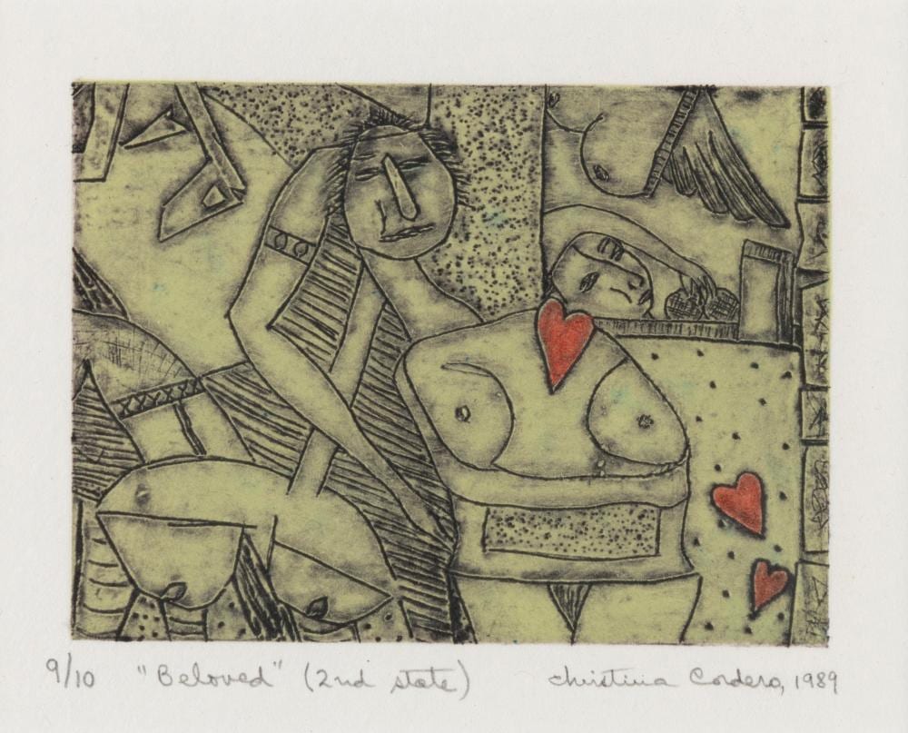 Christina Cordero comparable auction result: christina cordero born 1940 beloved 1989