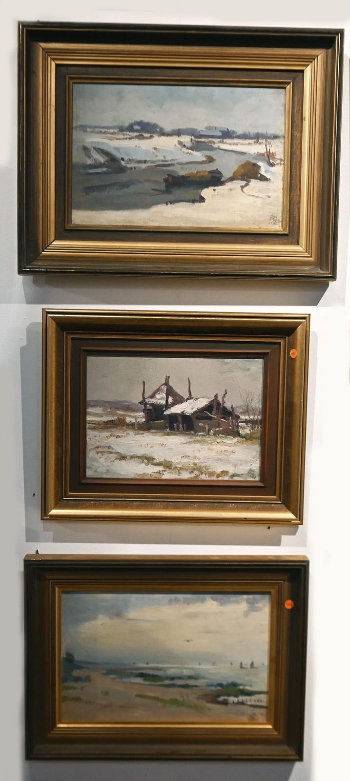 Han Krug comparable auction result: han krug a group of three dutch landscapes