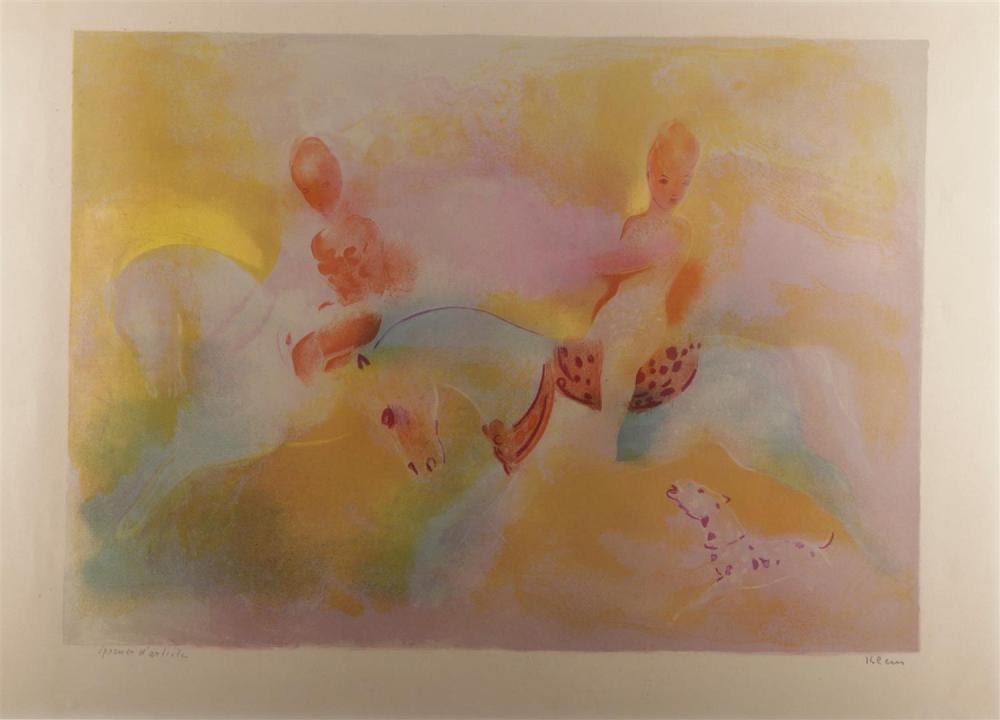 Friedrich Franz Albert Klein comparable auction result: frits klein 1898 1990 amazones les cuy res signed and annotated in pencil lithograph ed preuve d artiste 45 x 61 cm