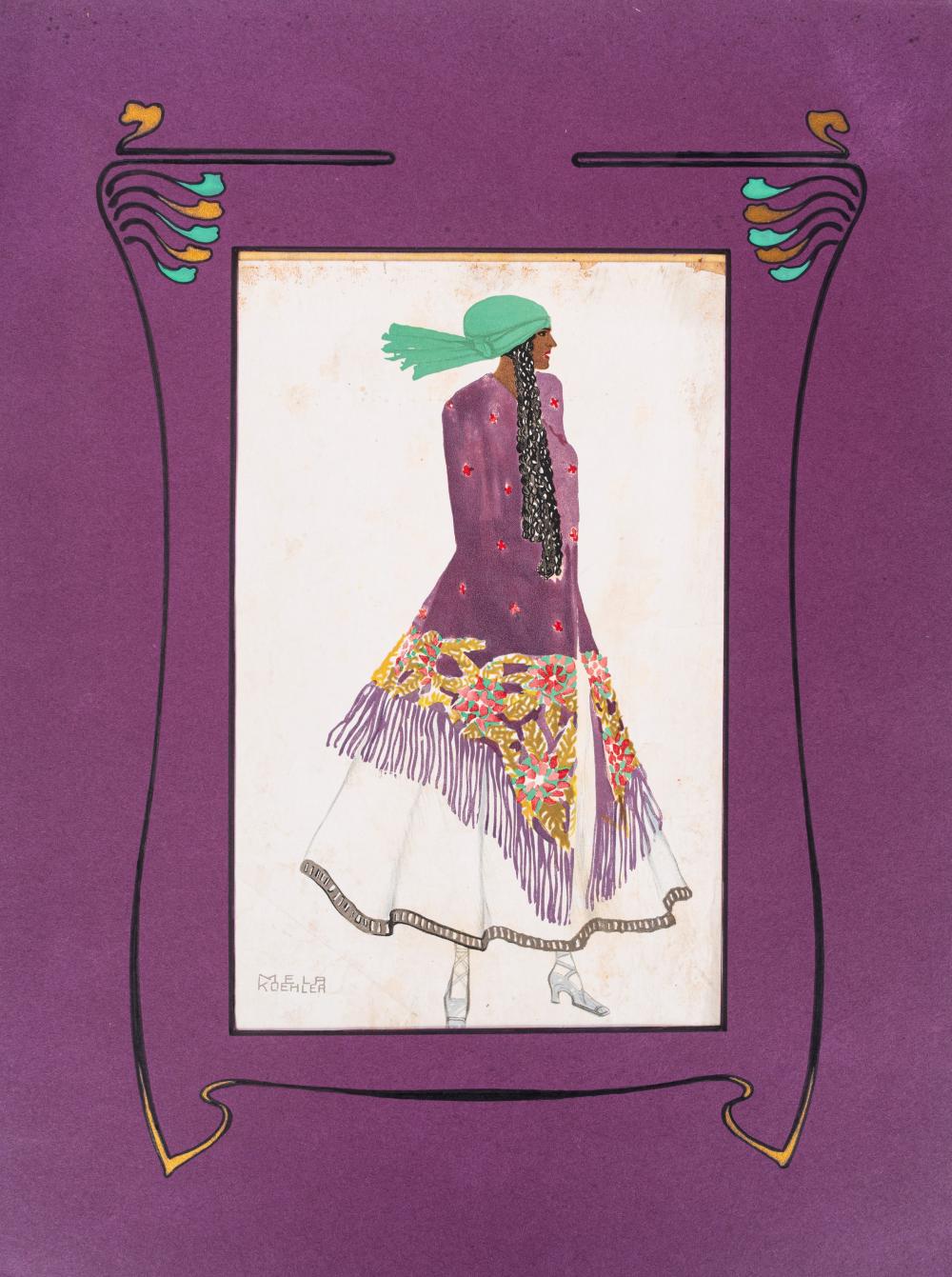 mela koehler watercolors by mela koehler 1930 · Finarte · 2025-06-25 Mela Köhler-Broman comparable auction result: mela koehler watercolors by mela koehler 1930
