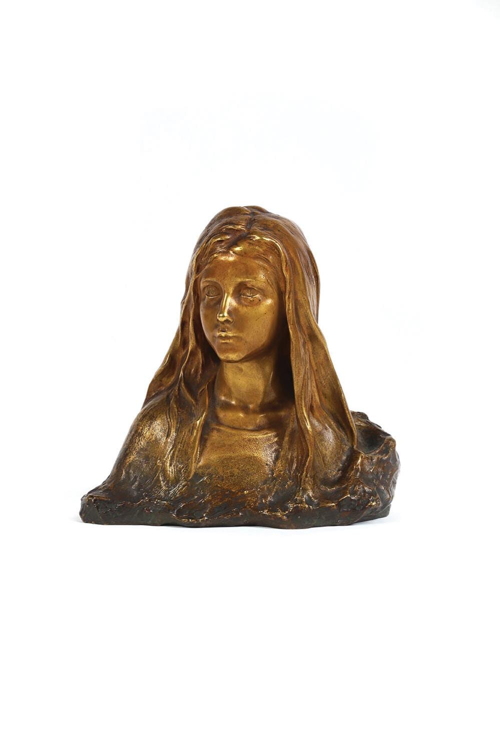Raoul François Larche comparable auction result: raoul fran ois larche 1860 1912 buste de jeune fille