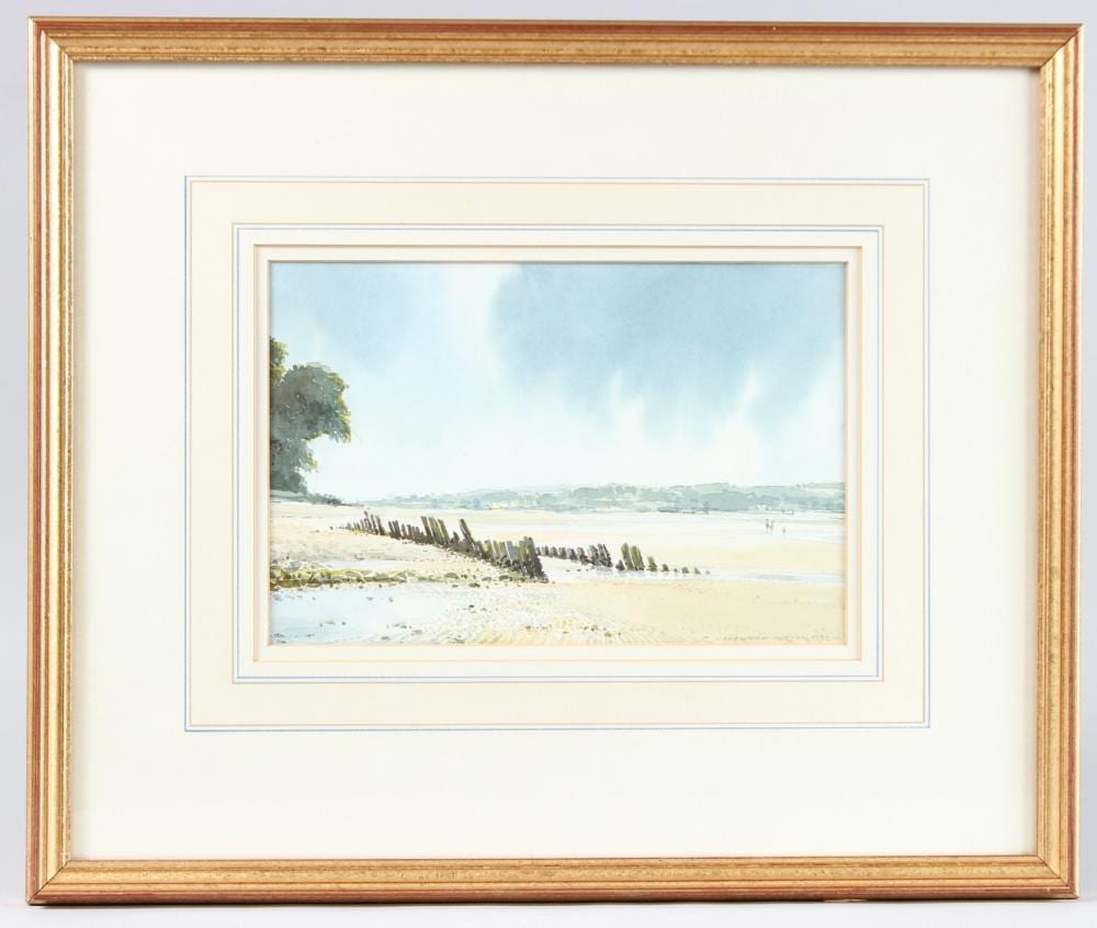 Cavendish Morton comparable auction result: cavendish morton 1911 2015 figures on a beach watercolour signed and dated 1992 17 5cm x 26 5cm