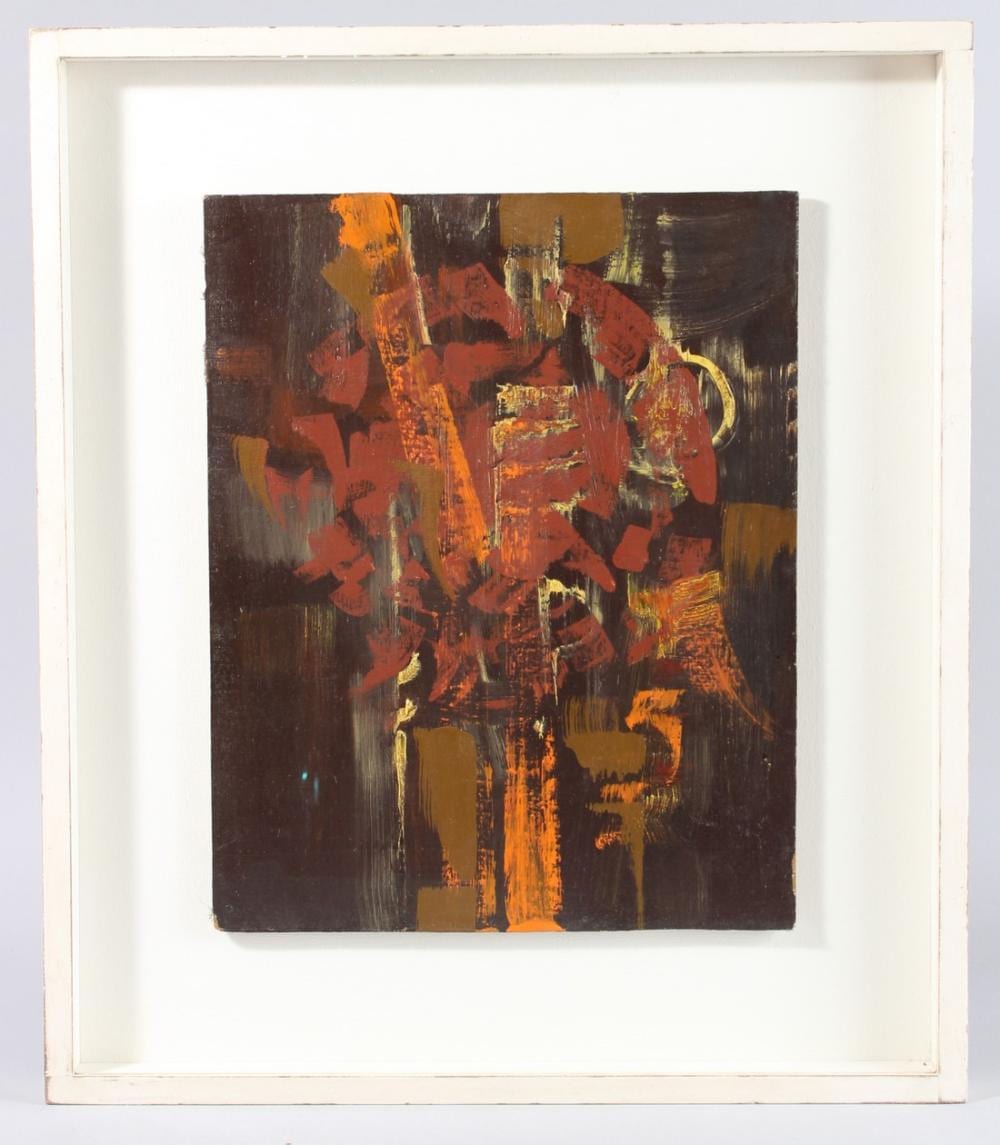 Bryan Wynter comparable auction result: bryan wynter 1915 1975 small indian oil on board signed and inscribed verso gallerie charles lienhar