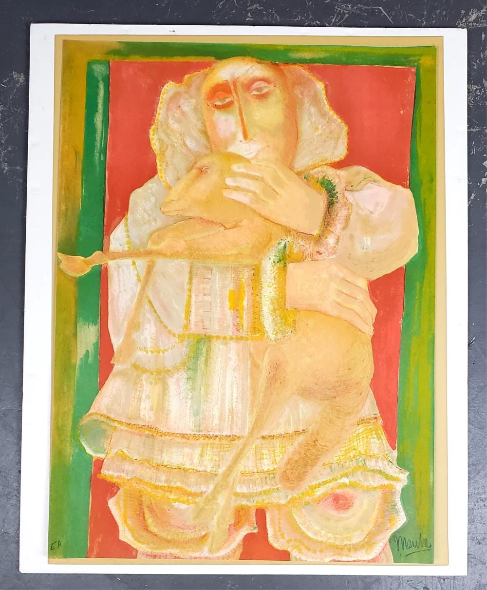 Blasco Mentor comparable auction result: blasco mentor spain 1919 2003 untitled signed mentor in pencil artist s proof lithograph sheet 27 1 8 x 20 3 4 unframed