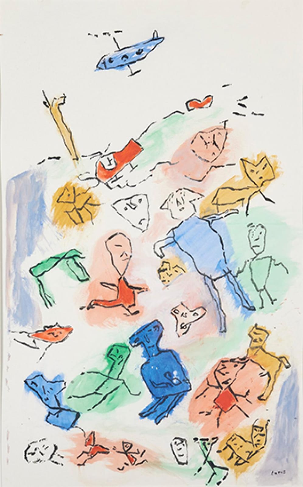 Eliane Larus comparable auction result: eliane larus n e en 1944 les vacances 1989