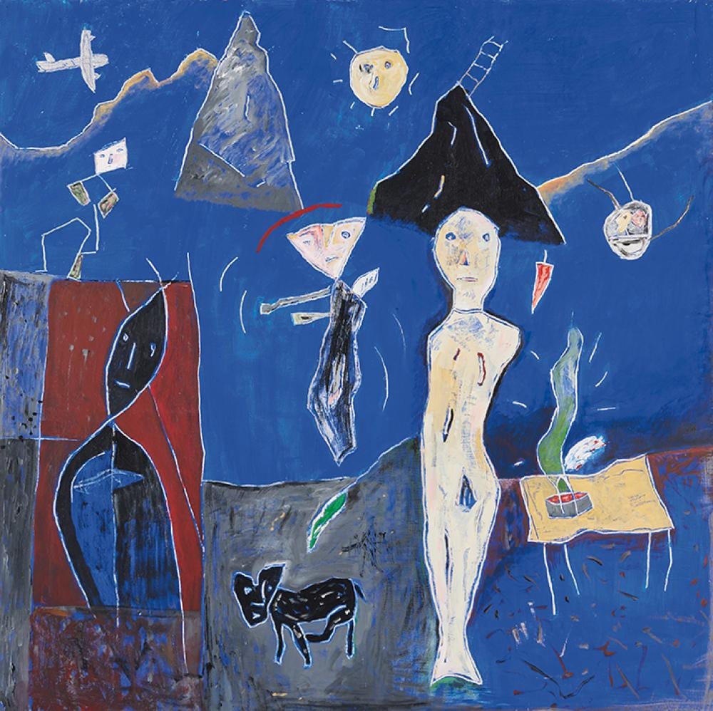 Eliane Larus comparable auction result: eliane larus n e en 1944 nuit catalane hommage au tricorne de manuel de falla 1998
