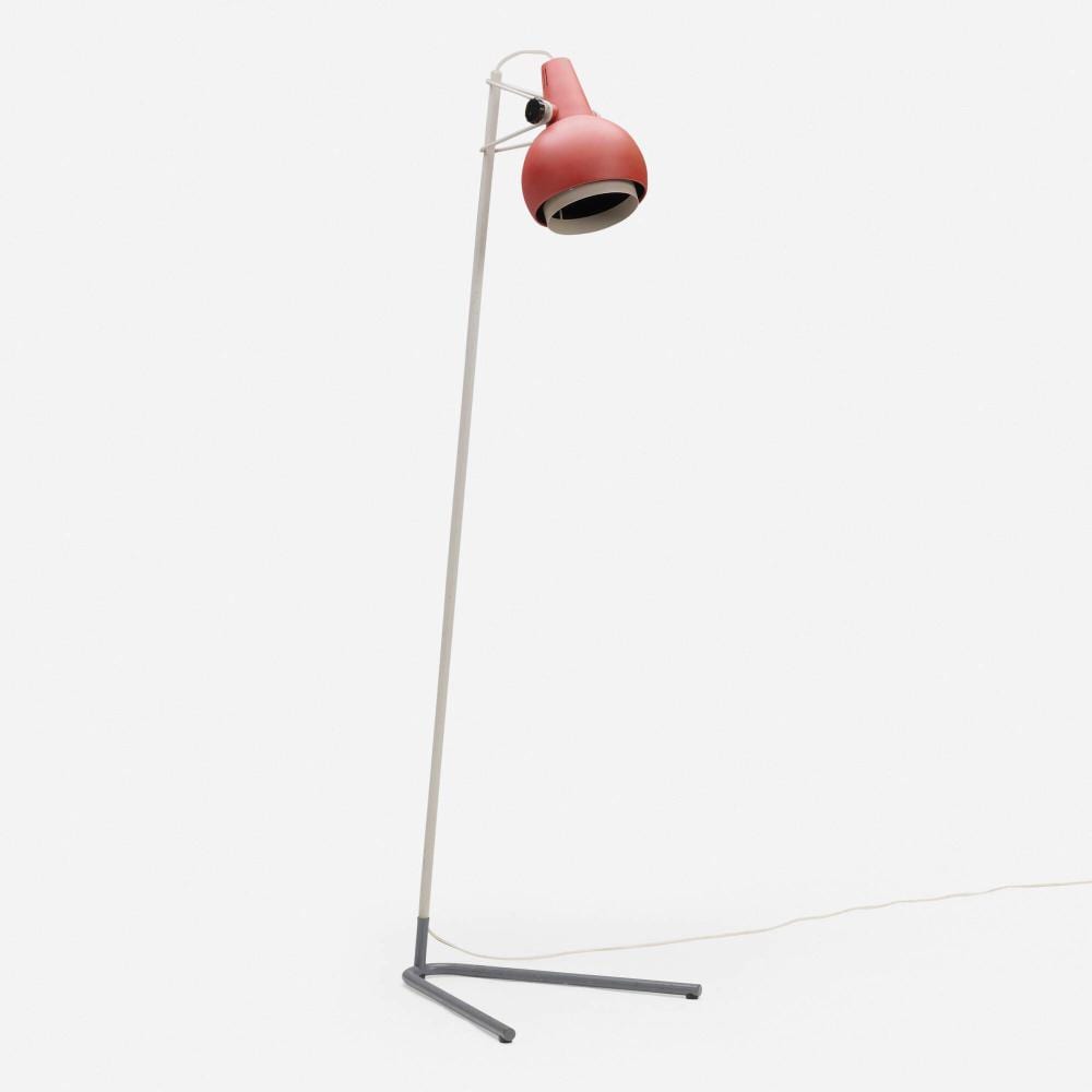 Louis Christiaan Kalff comparable auction result: louis christiaan kalff floor lamp model nx29