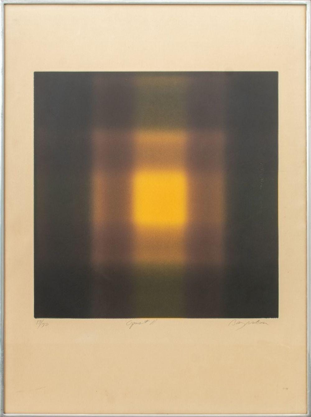 Barry Nelson comparable auction result: barry nelson opus 11 aquatint