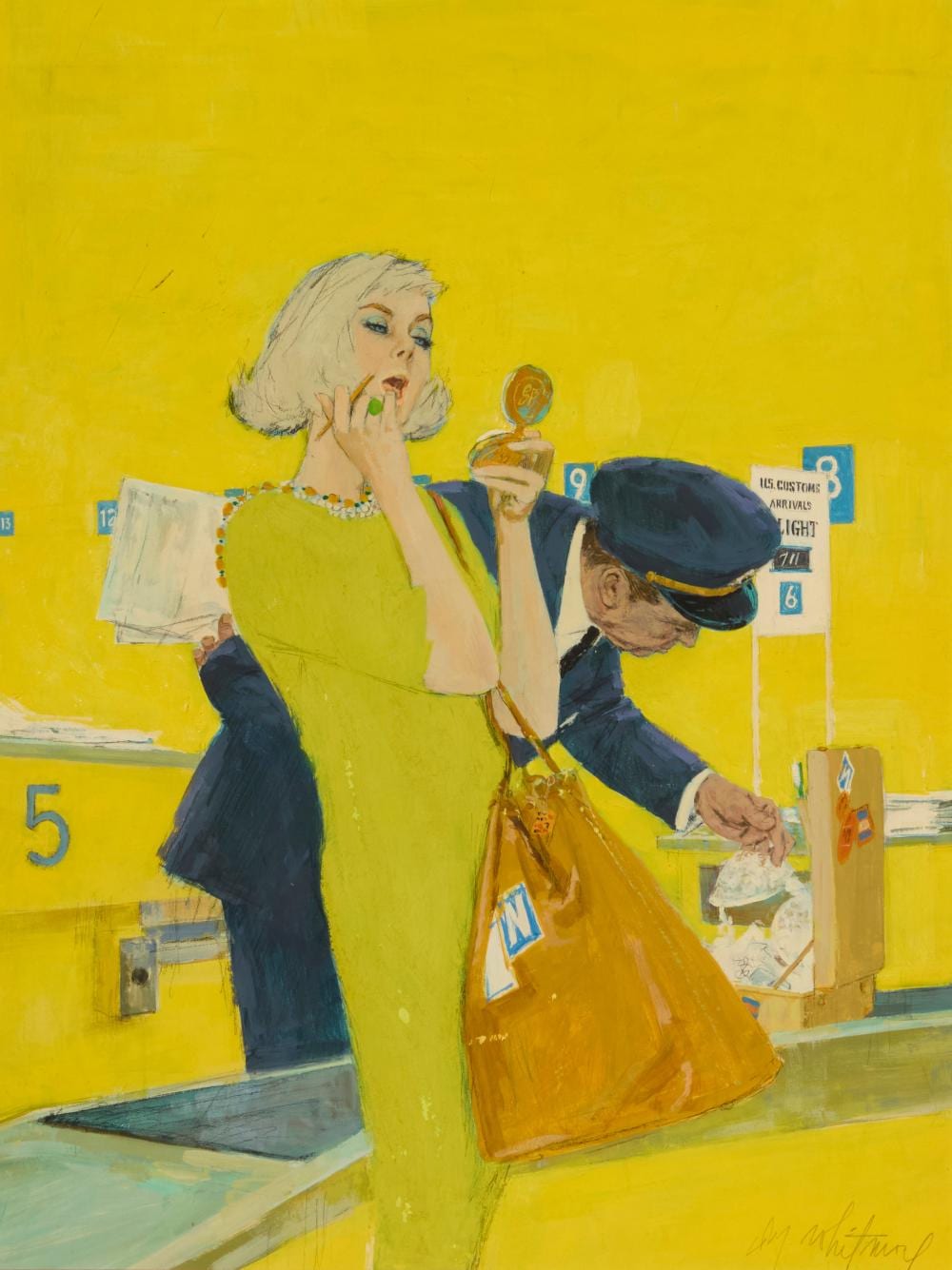 coby whitmore 1913 1988 touch up at customs · John Moran Auctioneers · 2025-07-01 Coby Whitmore comparable auction result: coby whitmore 1913 1988 touch up at customs