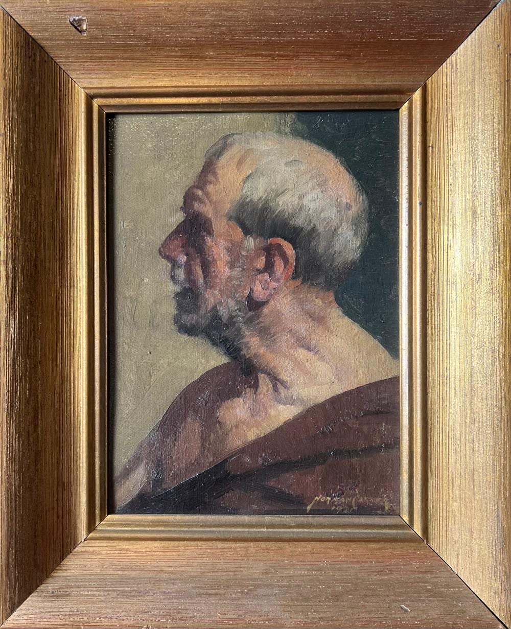 Norman Carter comparable auction result: norman carter 1875 1963 australia sketch for aristotle mural