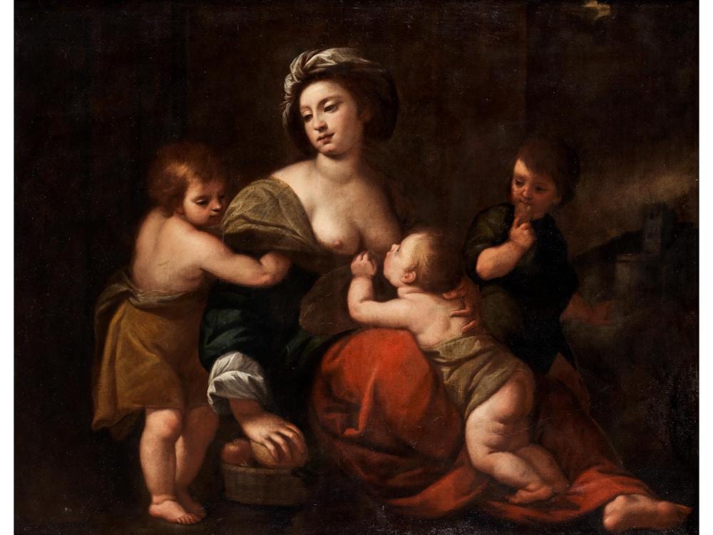 Giuseppe Nuvolone comparable auction result: giuseppe nuvolone 1619 san gimignano 1703 mailand