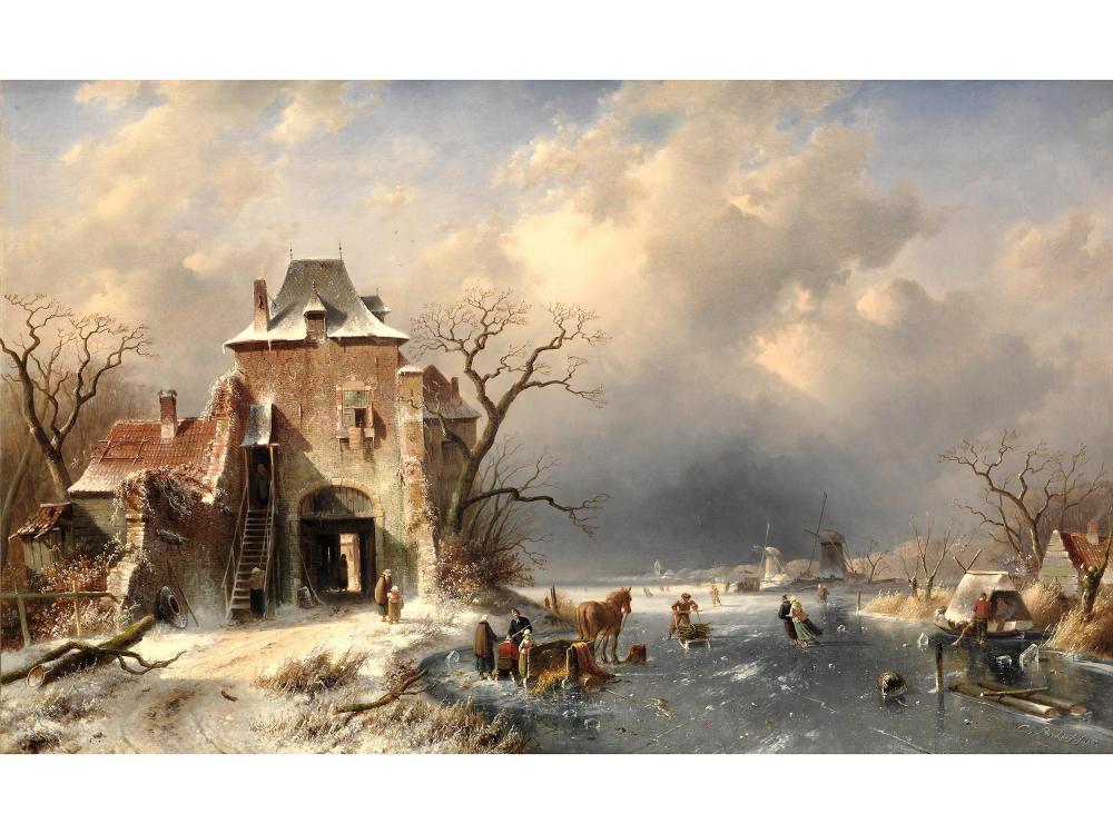 Charles Henri Joseph Leickert comparable auction result: charles henri joseph leickert 1816 br ssel 1907 mainz