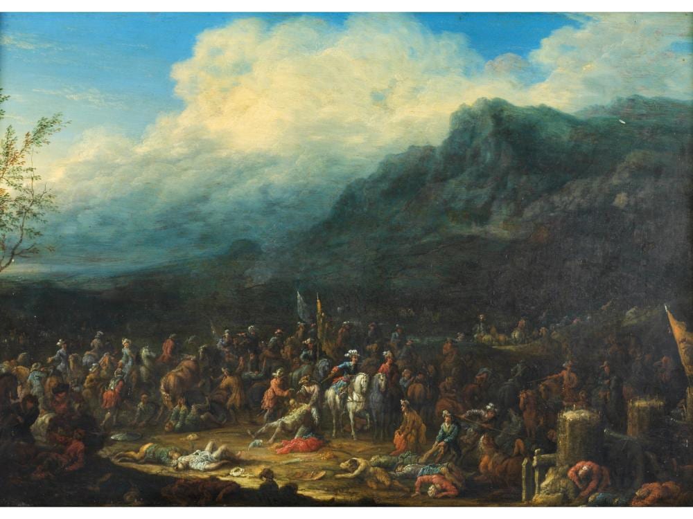 Jan Baptist van der Meiren comparable auction result: jan baptist van der meiren 1664 um 1708 zugeschrieben