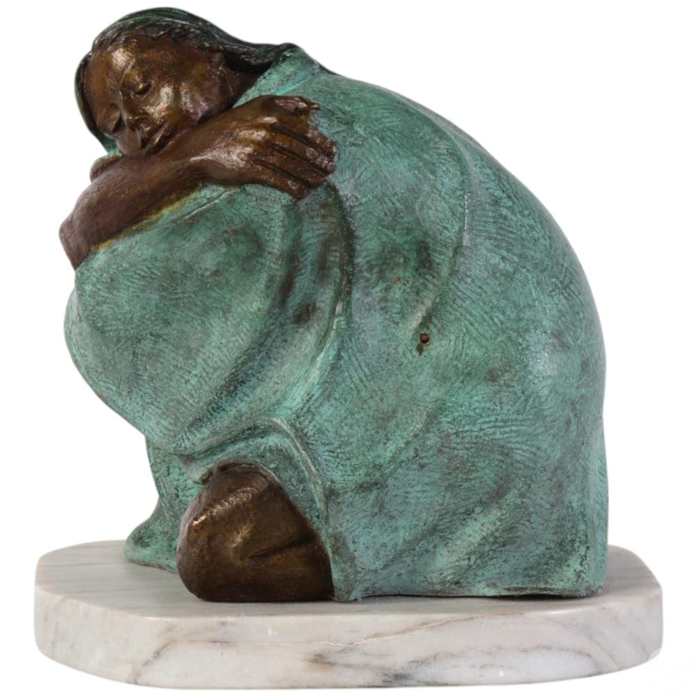 Salvador Jaramillo comparable auction result: salvador jaramillo b 1964 bronze woman sculpture