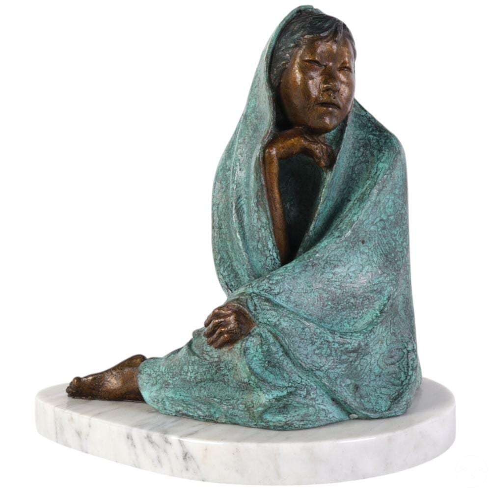 Salvador Jaramillo comparable auction result: salvador jaramillo b 1964 bronze woman sculpture