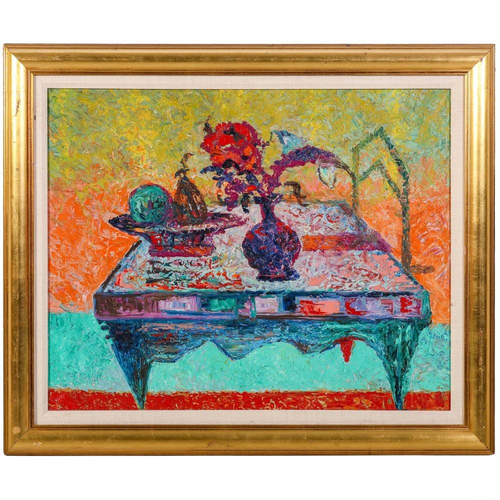 charles melohs 1908 1982 still life oil painting · Hill Auction Gallery · 2025-07-02 Charles Melohs comparable auction result: charles melohs 1908 1982 still life oil painting