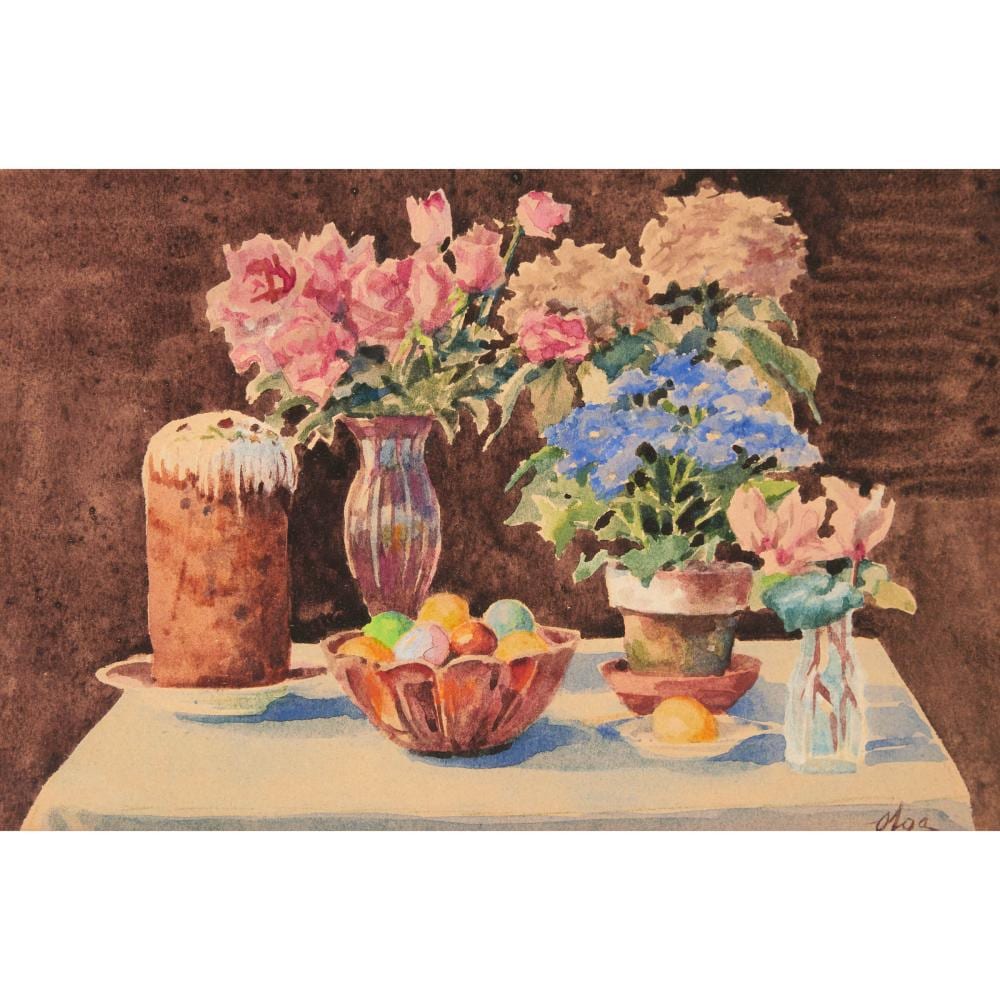 Olga Alexandrovna comparable auction result: olga alexandrovna 1882 1960 still life