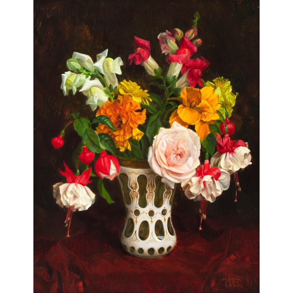 Josef Jost comparable auction result: joseph jost 1888 1969 untitled flowers 1932