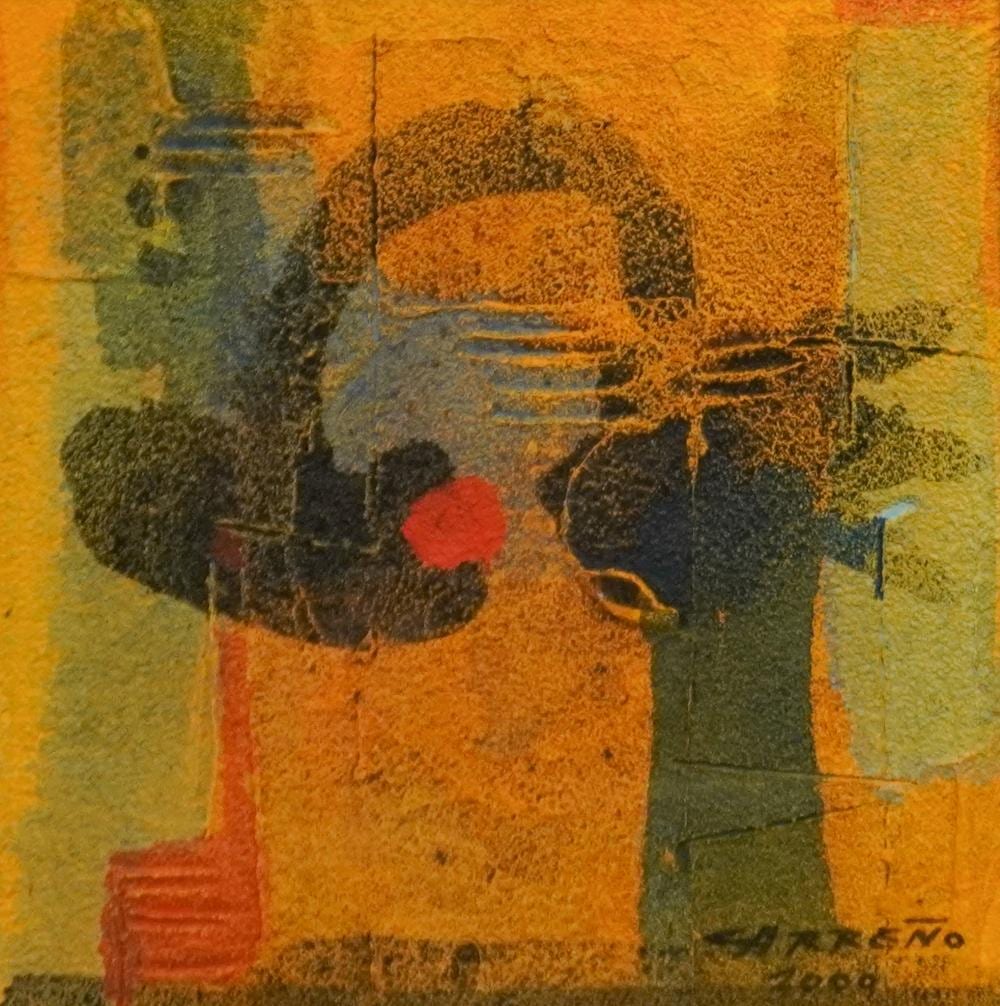 Antonio Carreno comparable auction result: antonio carreno dominican american b 1963 serie de las almas 5 mixed media on paper frame 18 1 4 x 18 1 4 in 46 4 x 46 4 cm