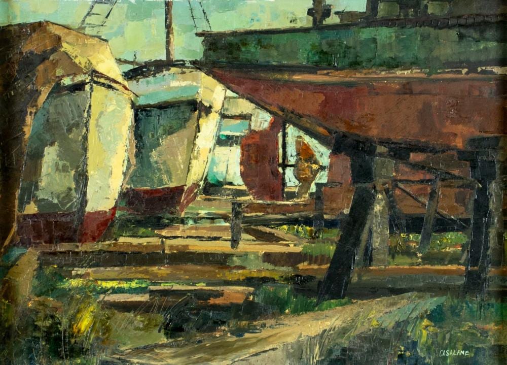 joseph casalane us 20c oil painting · Broward Auction Gallery LLC · 2025-08-24 Joseph Casalane comparable auction result: joseph casalane us 20c oil painting