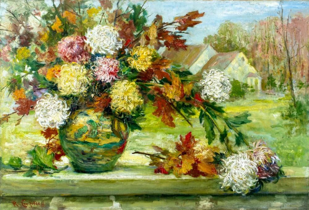 Richard Creifelds comparable auction result: richard creifelds ny 1853 1939 oil painting antique