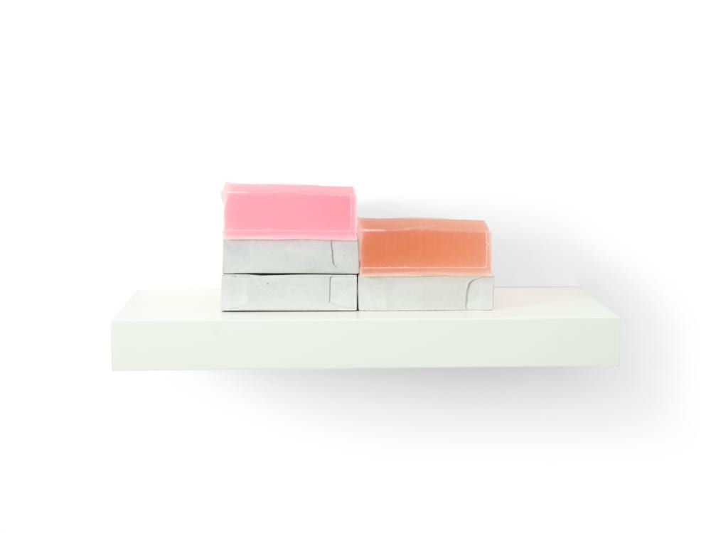 Rachel Whiteread comparable auction result: rachel whiteread b 1963 step plaster pigment resin in five parts on