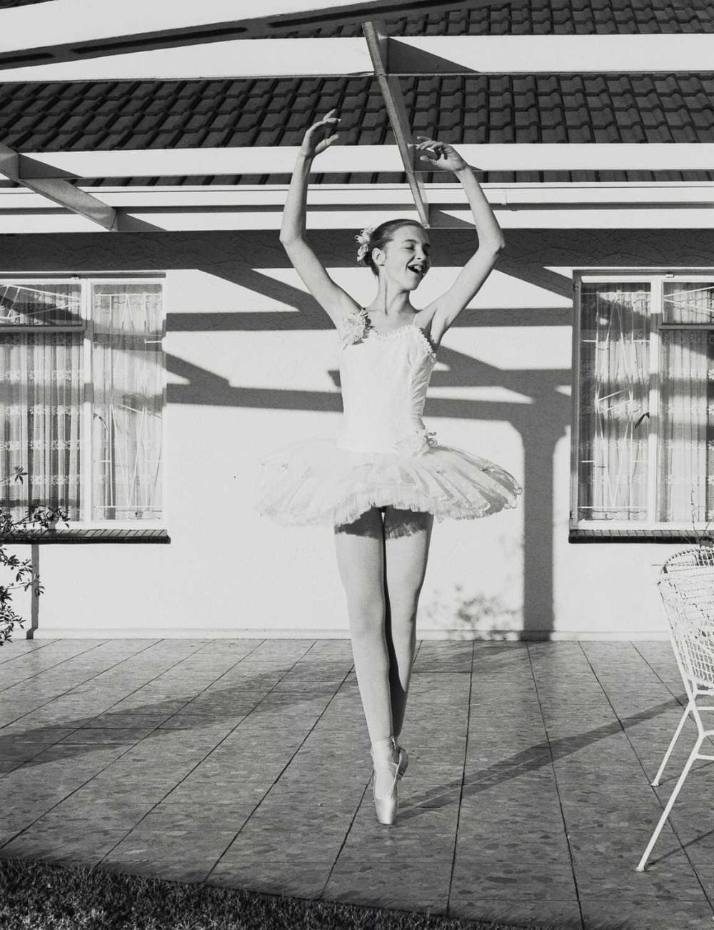 David Goldblatt comparable auction result: david goldblatt south africa 1930 2018 girl in her new tutu on the stoep boksburg transvaal 1980