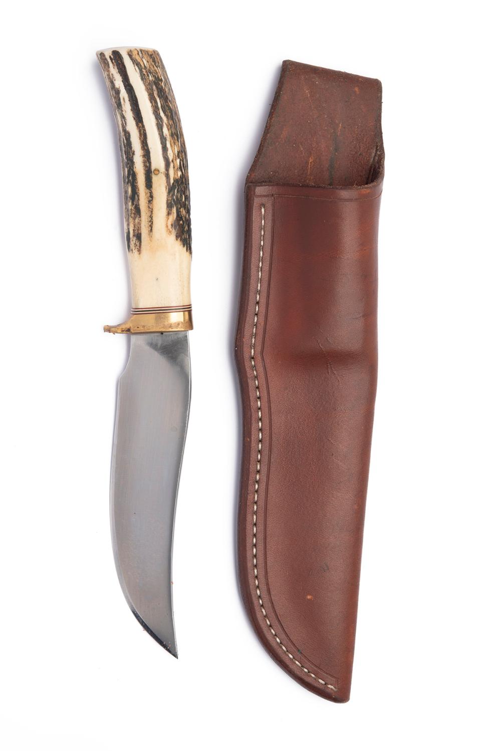 alan wood england a stag hilted hunting knife · Holts Auctioneers · 2025-07-08 Alan Wood comparable auction result: alan wood england a stag hilted hunting knife