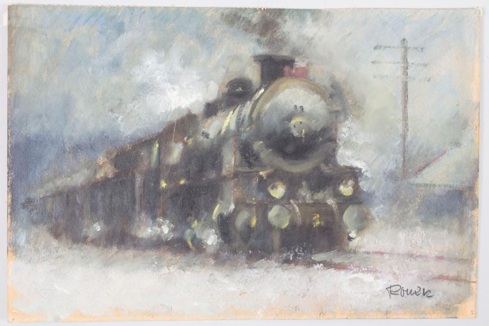 Jaroslav Ronek comparable auction result: jaroslav ronek 1892 1962 lokomotive a locomotive