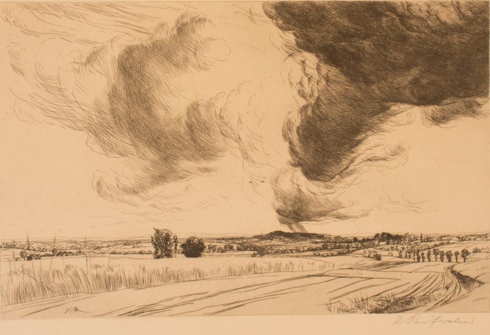 Heinrich Reifferscheid comparable auction result: heinrich reifferscheid 1872 1945 wetterwolke a weather cloud um 1900