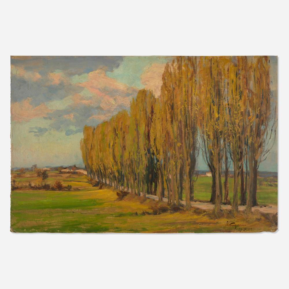 Fritz Wucherer comparable auction result: fritz wucherer poplar trees