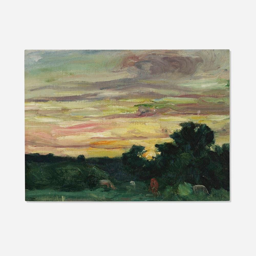 Percy Ives comparable auction result: percy ives manitoulin sunset