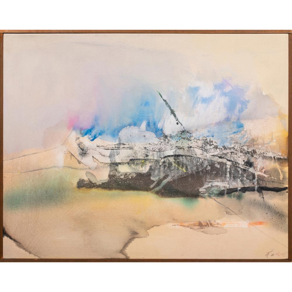 Che Chuang comparable auction result: chuang che zhuang zhe born 1934 untitled abstract landscape