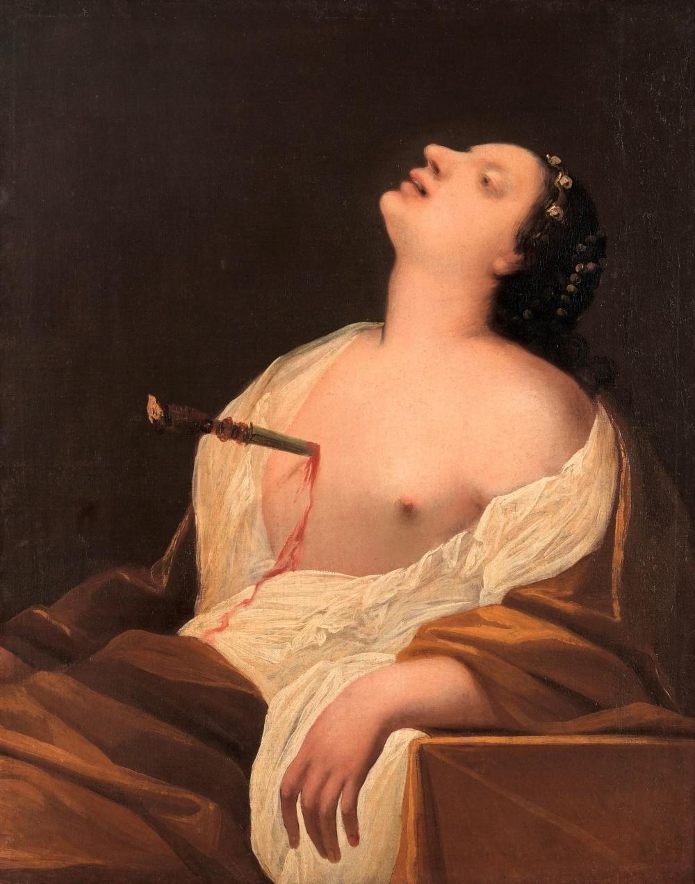 Antonio Cifrondi comparable auction result: antonio cifrondi 1655 clusone 1730 brescia suicidio di lucrezia