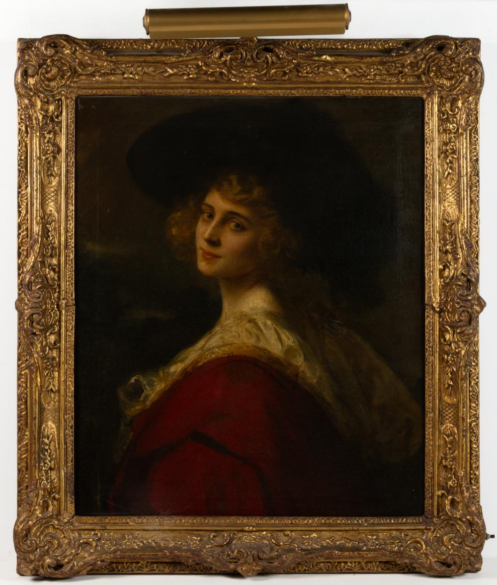 charles frederick naegele american 1857 1944 attributed portrait of a lady · Jeffrey S. Evans & Associates · 2025-06-28 Charles Frederick Naegele comparable auction result: charles frederick naegele american 1857 1944 attributed portrait of a lady