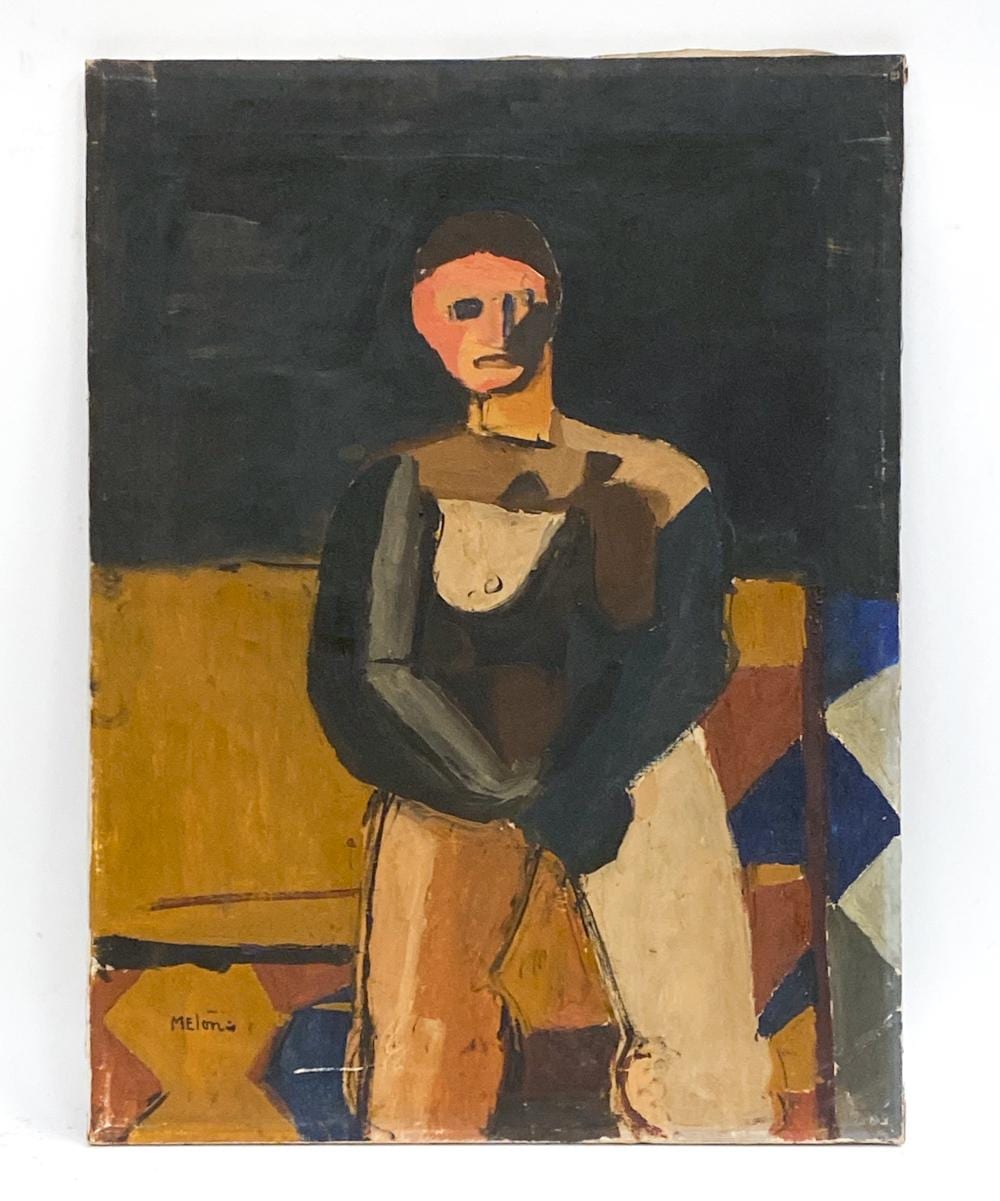 Gino Meloni comparable auction result: gino meloni italian 1905 1989 abstract figure
