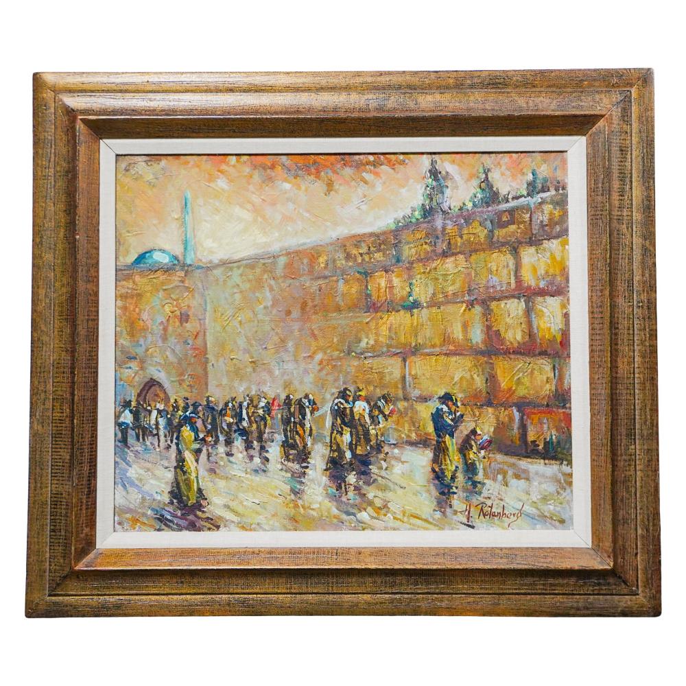 Harold Rotenberg comparable auction result: harold rotenberg 1905 2011 american impressionist oil on canvas scene