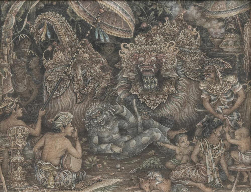 Kayun, I Nyoman; Pementasan Barong comparable sale