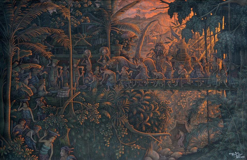 Meja, I Nyoman; Melasti Procession comparable sale