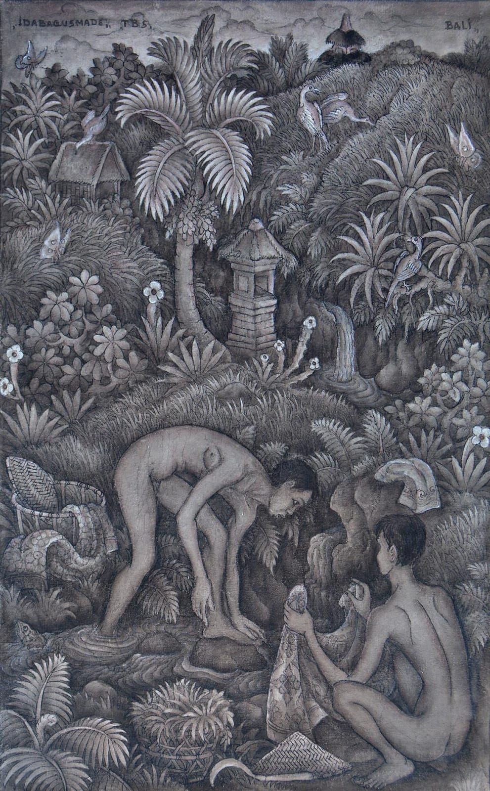 Poleng, Ida Bagus Made; Mandi di Pancuran comparable sale
