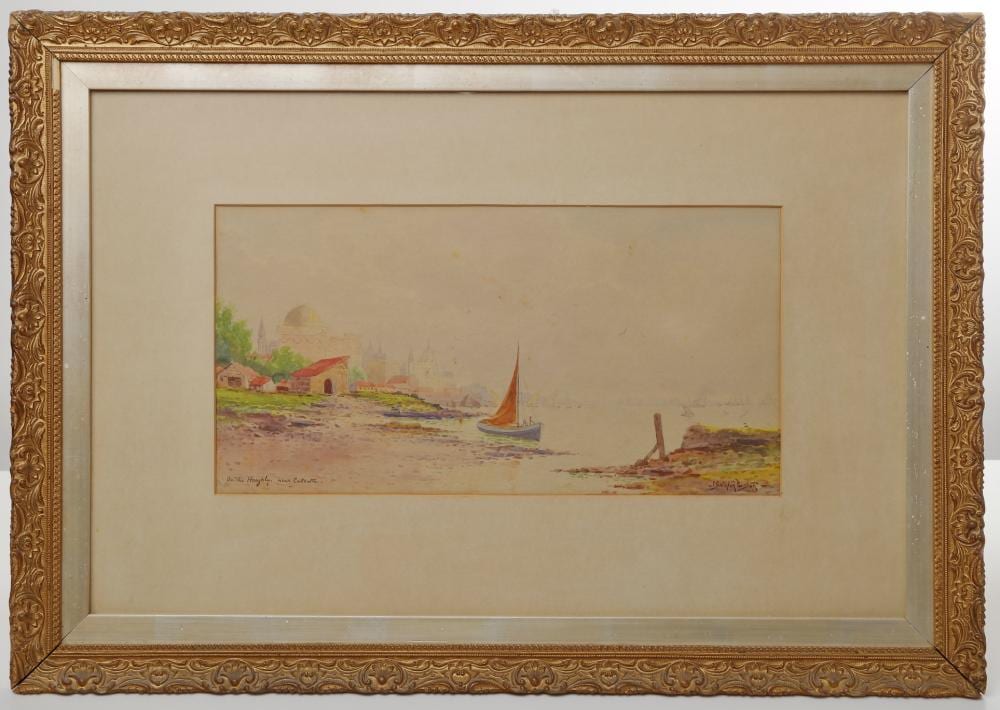 J. Swinton Diston comparable auction result: james swinton diston australian 1857 1940 on the highway near calcutta watercolour 23cm x 45cm