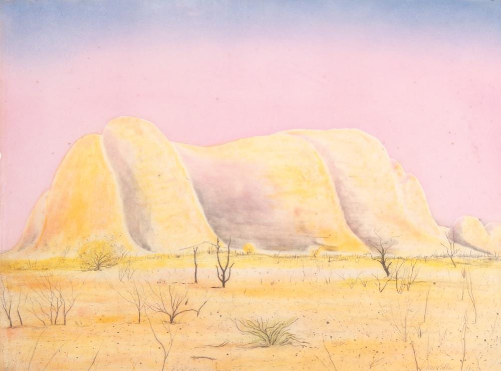 Max Miller comparable auction result: max miller katajuta dreaming etching and aquatint in colour