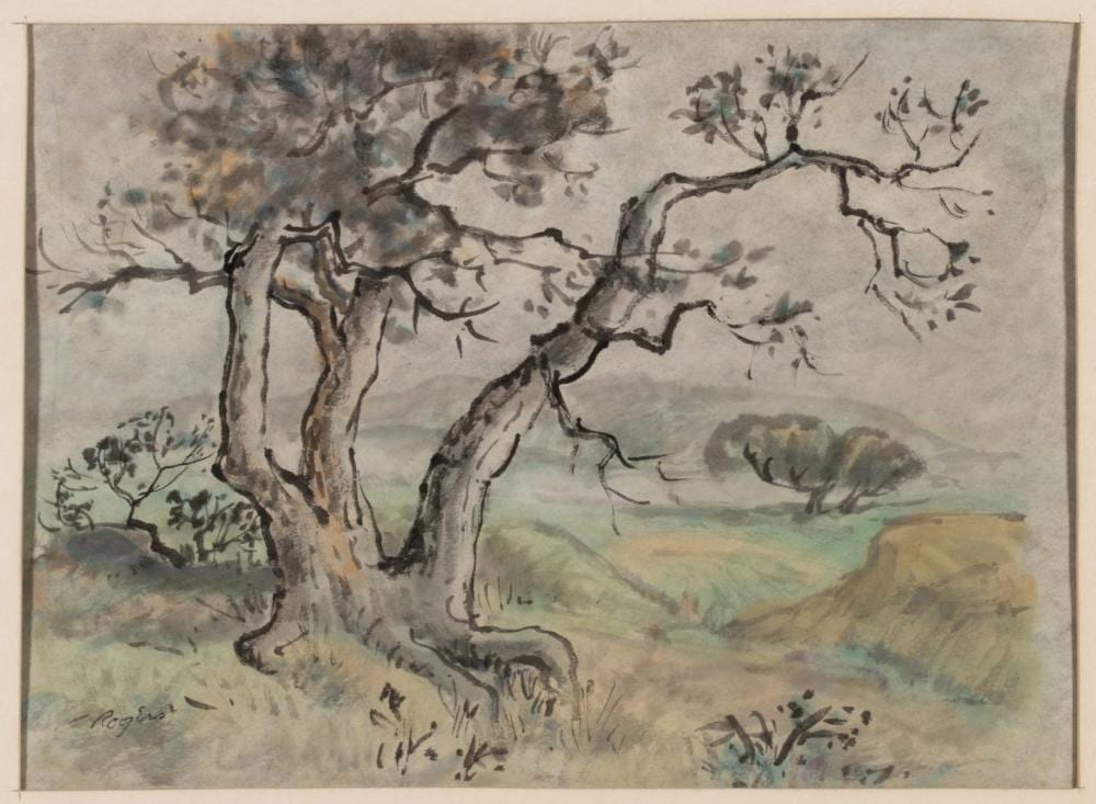 Charles B. Rogers comparable auction result: charles b rogers 1911 1987 two works on paper