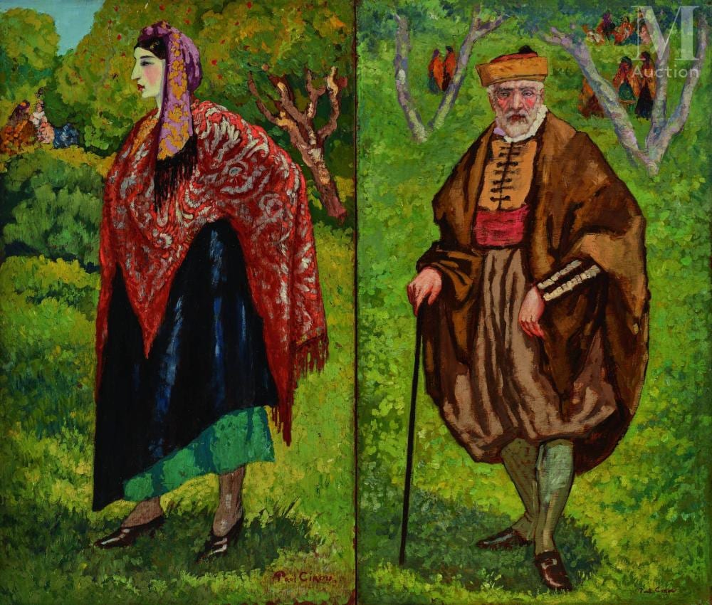 Paul Cirou comparable auction result: paul cirou sainte m re l glise 1869 1951 jews of constantine after pesach