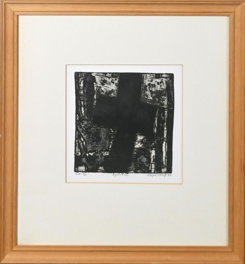 Roger Kemp comparable auction result: roger kemp symbol 1982